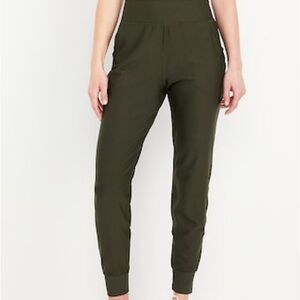 Old Navy Olive Green High-Waist PowerSoft Jogger